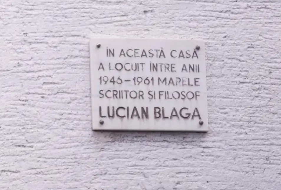 Casa în care a locuit Lucian Blaga din Cluj-Napoca, str. Măcinului