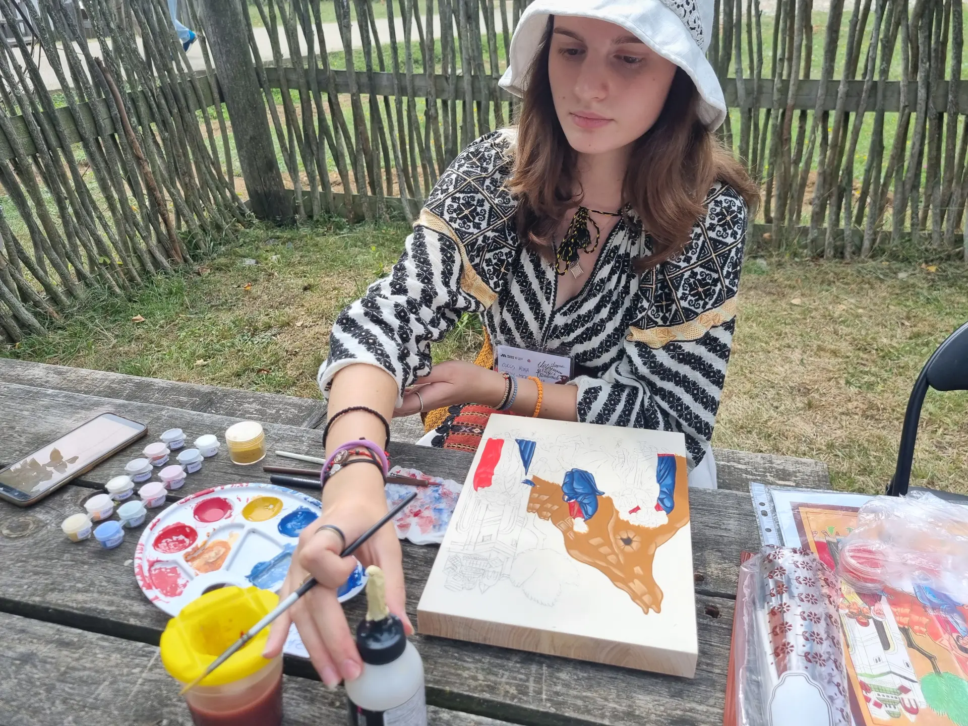 Cucoș Irina, pictat icoane pe lemn