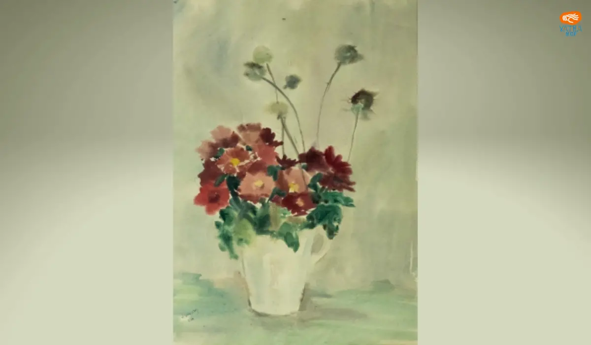 Cană cu flori (1964) – Aurel Vasilescu
