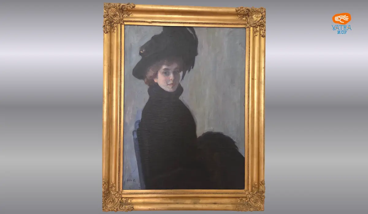 Ferenc Ács — Portret de femeie (1896) – Ferencz Ács