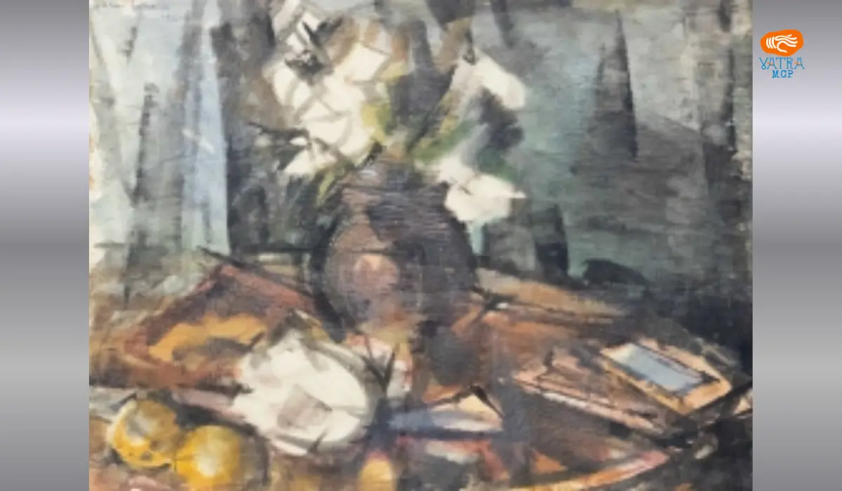 Natură statică cu flori albe – Sorin Ionescu