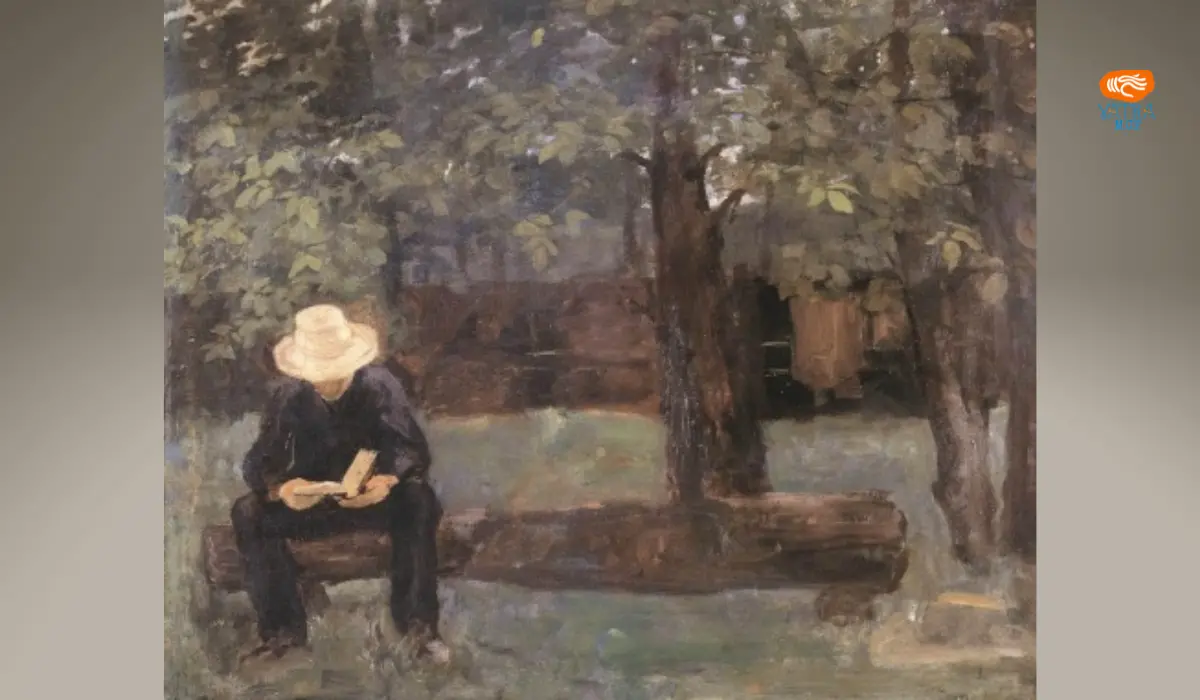 Bărbat șezând pe un buștean (1895) – Károly Ferenczy