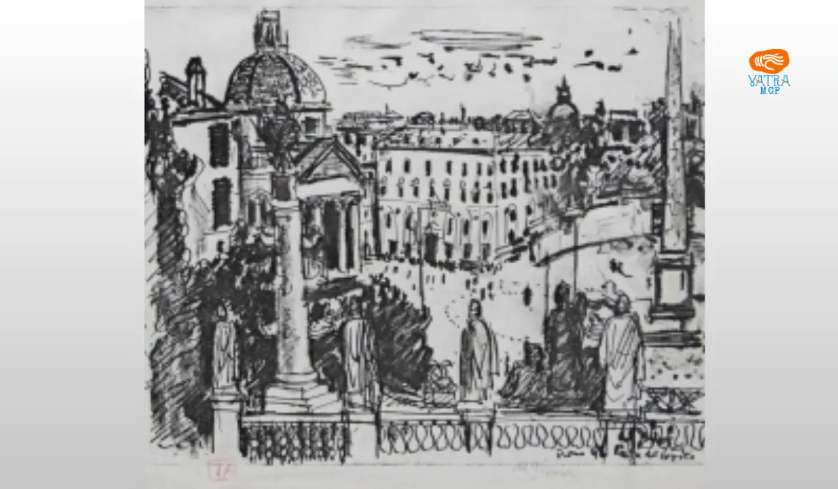 „Piazza Del Popolo - Roma” – Alexandru Țipoia