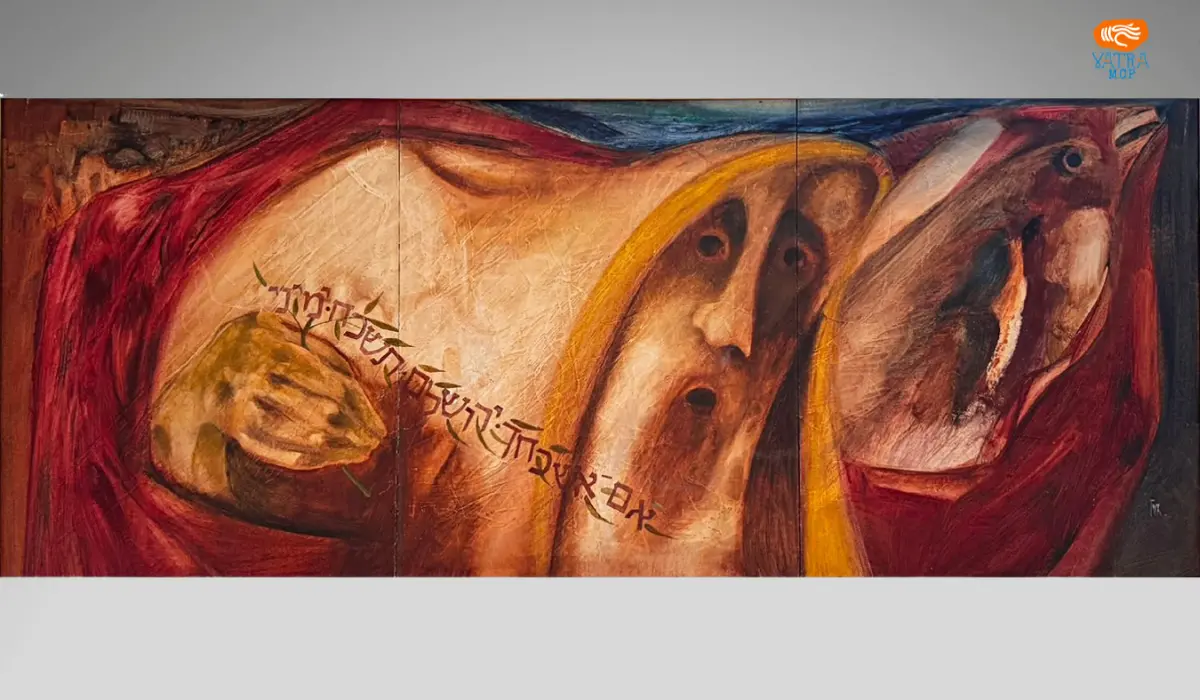 Aluziile la scenă biblică (triptic) – Pál Fux