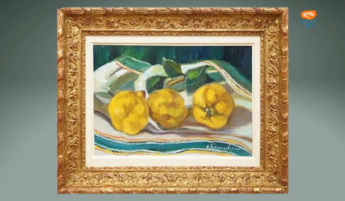 Natură statică cu gutui – Aurelia Maria Frânculescu