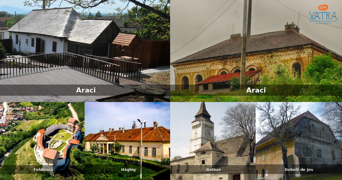 Atracții, monumente și obiective turistice din Araci