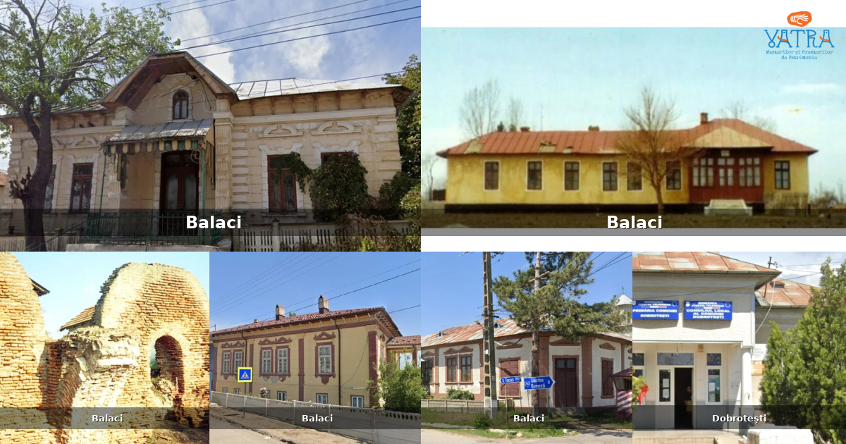 Atracții, monumente și obiective turistice din Balaci