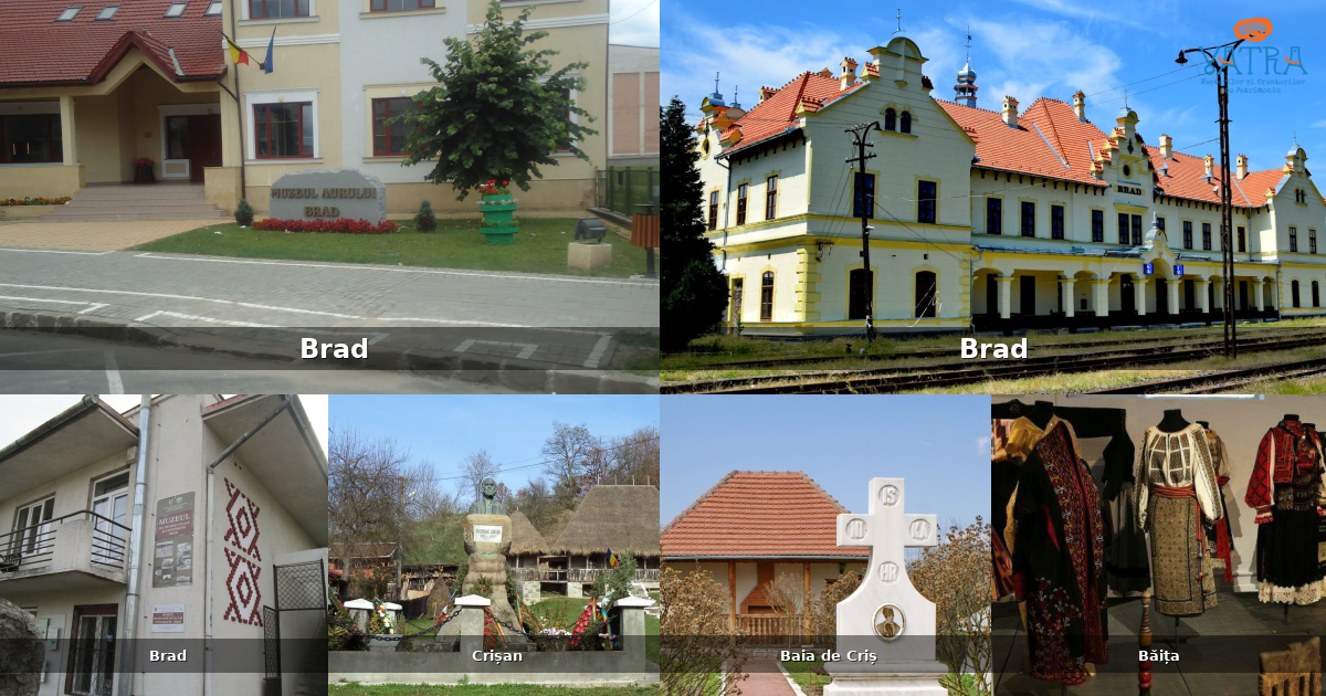 Atracții, monumente și obiective turistice din Brad