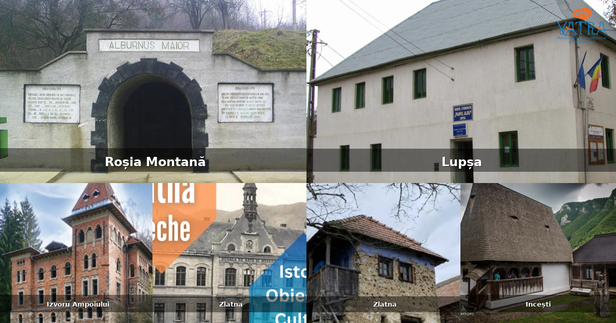 Atracții, monumente și obiective turistice din Bucium