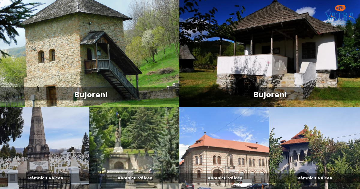 Atracții, monumente și obiective turistice din Bujoreni
