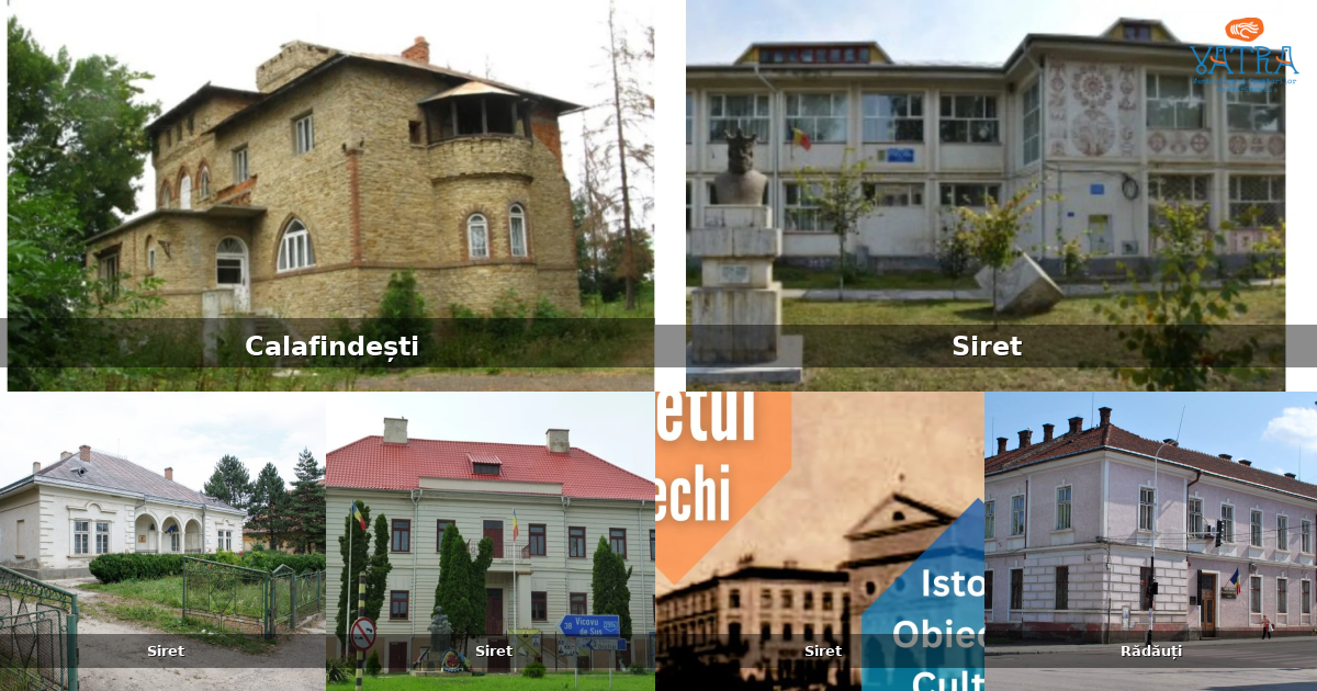 Atracții, monumente și obiective turistice din Calafindești