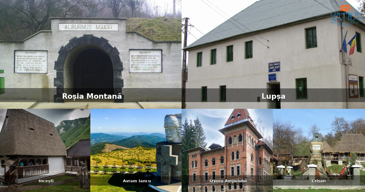 Atracții, monumente și obiective turistice din Câmpeni