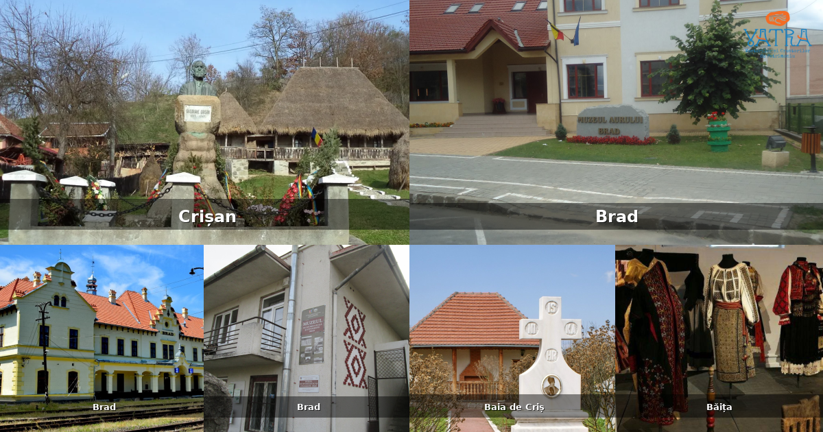 Atracții, monumente și obiective turistice din Crișan