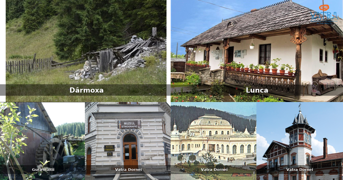 Atracții, monumente și obiective turistice din Dârmoxa