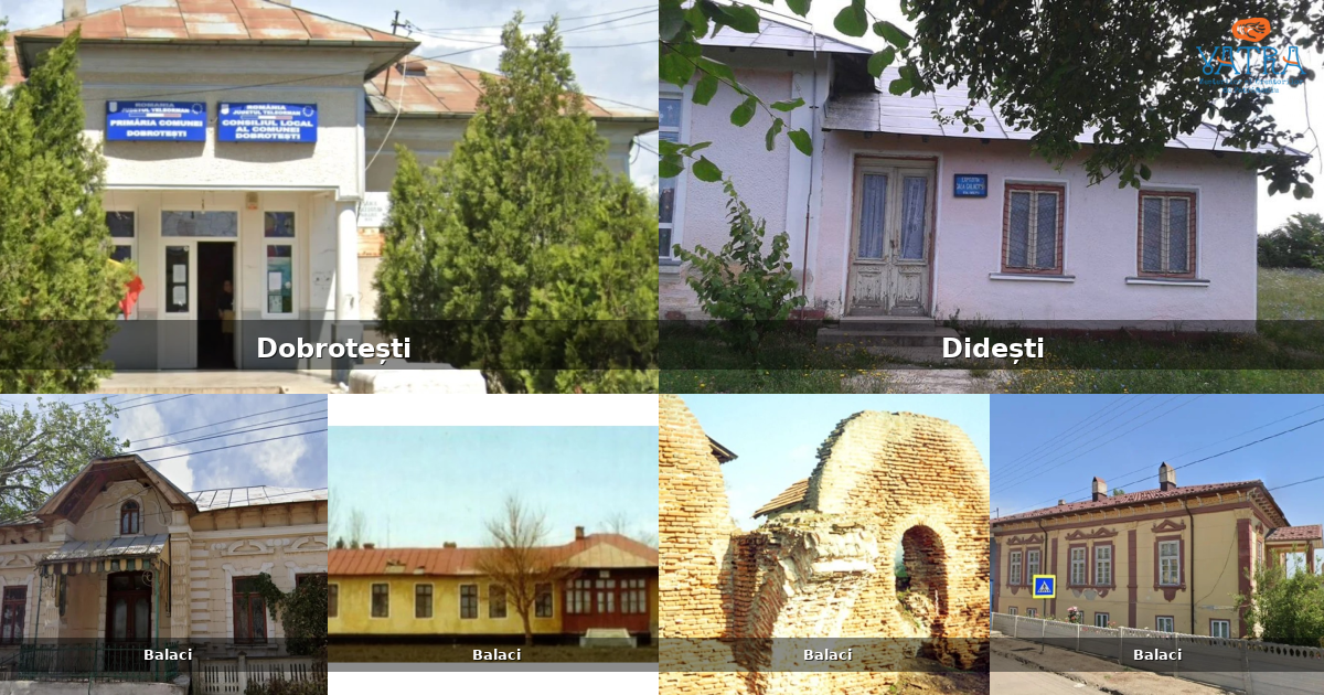Atracții, monumente și obiective turistice din Dobrotești