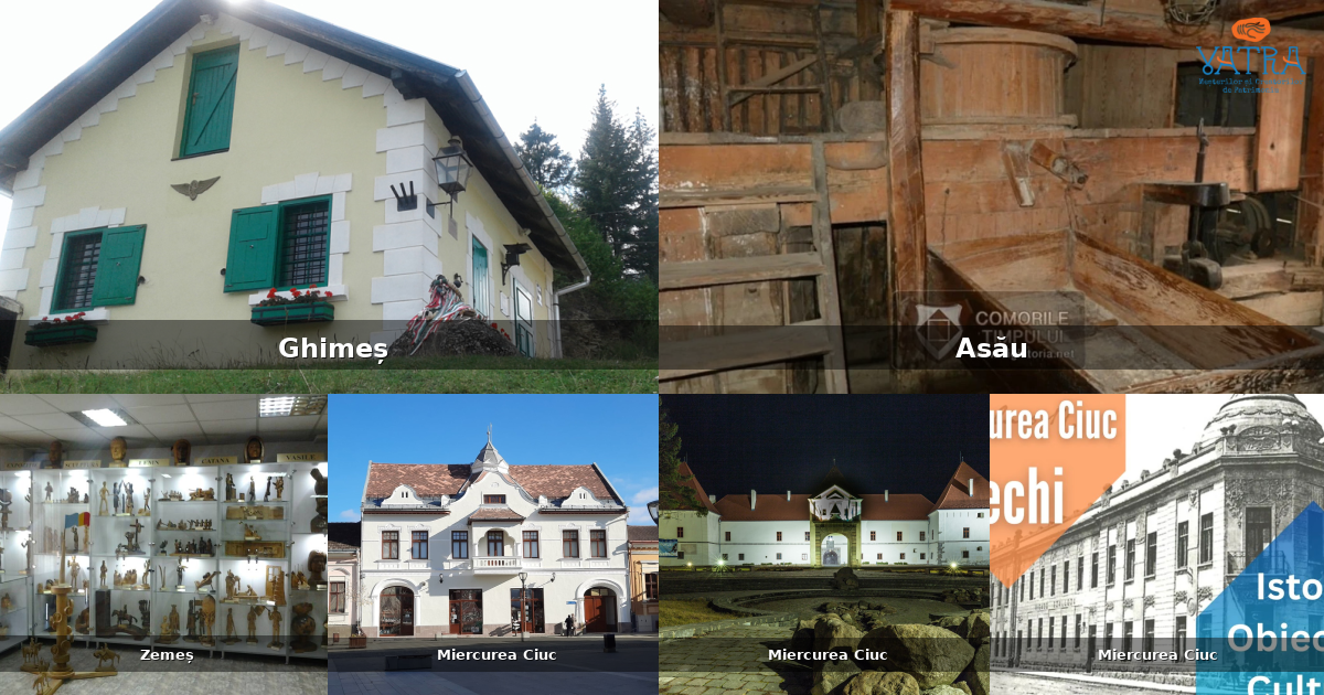 Atracții, monumente și obiective turistice din Ghimeș