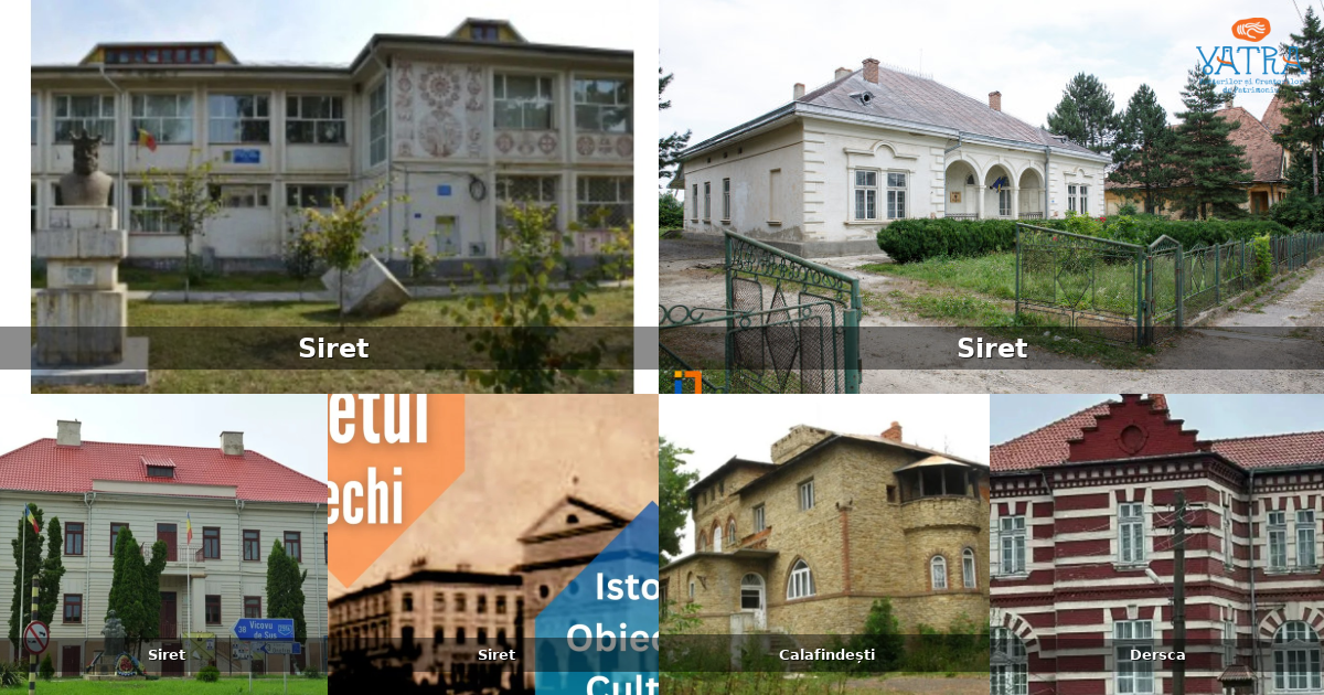 Atracții, monumente și obiective turistice din Siret