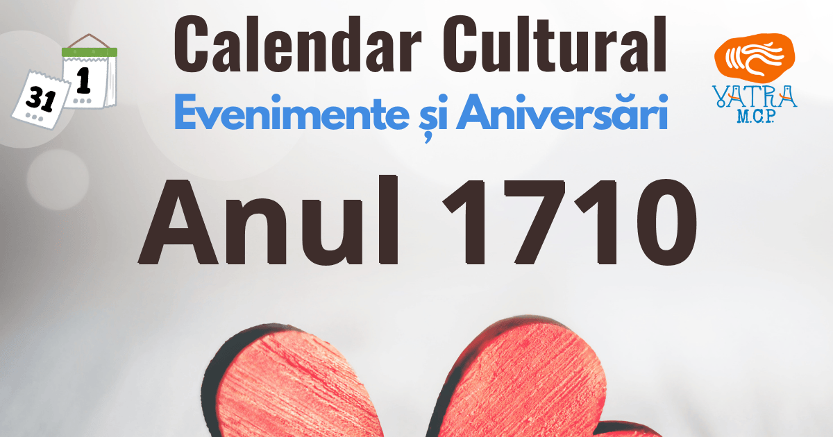 Anul 1710 în Cultura românească