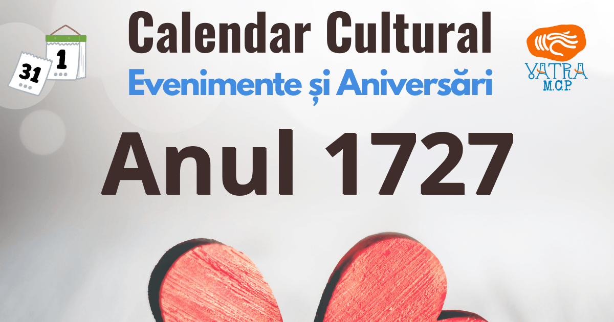 Anul 1727 în Cultura românească