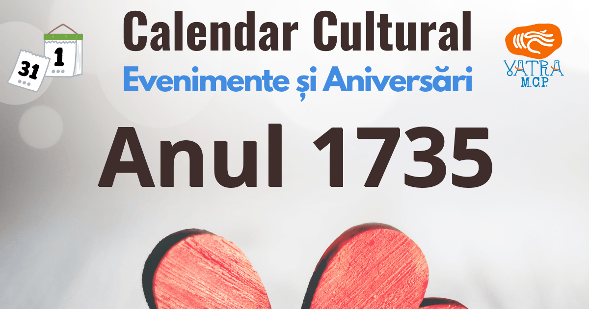 Anul 1735 în Cultura românească