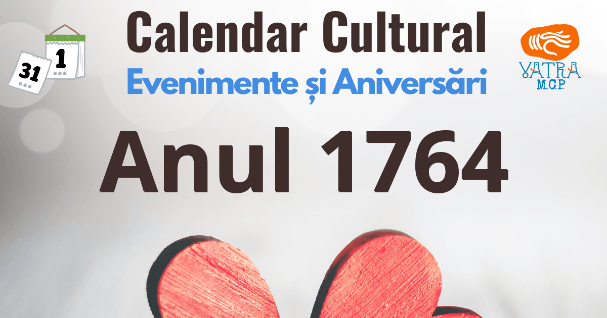 Anul 1764 în Cultura românească