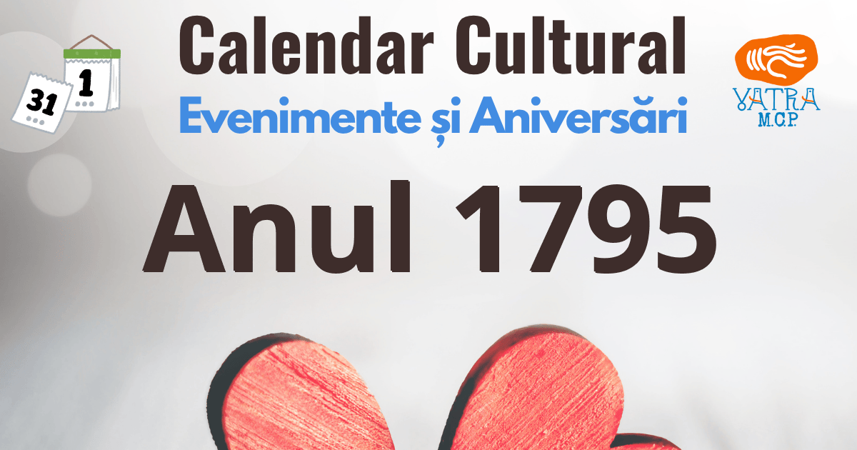 Anul 1795 în Cultura românească