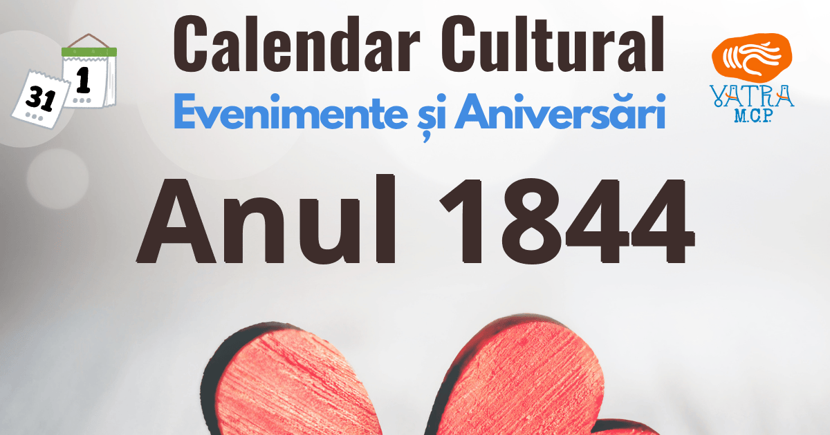 Anul 1844 în Cultura românească