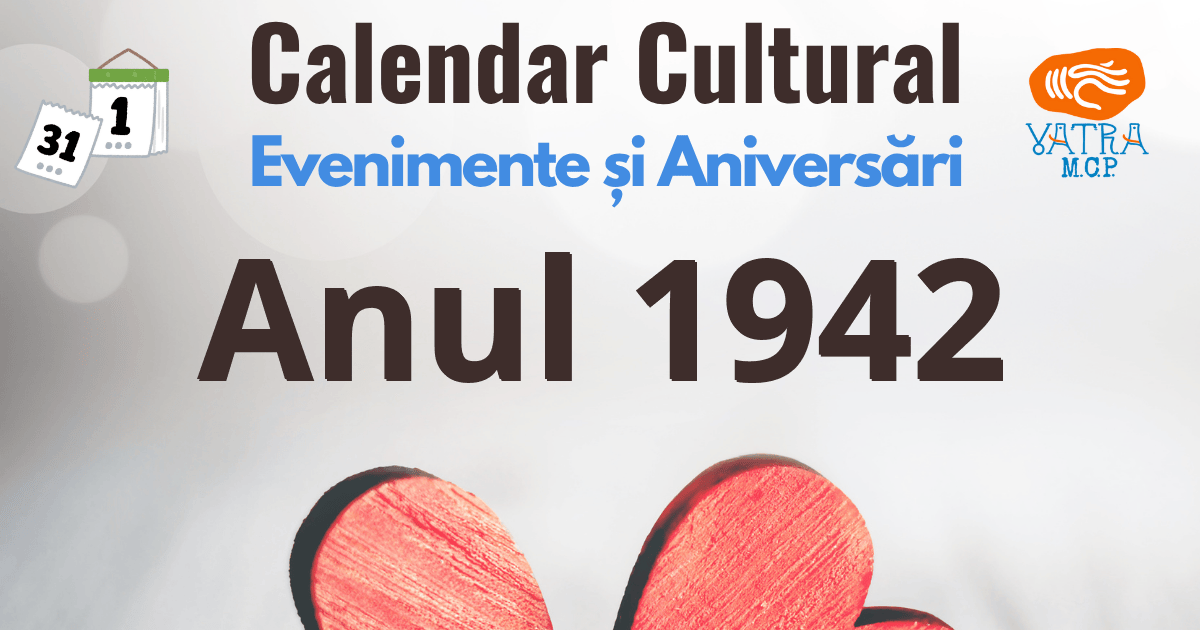 Anul 1942 în Cultura românească