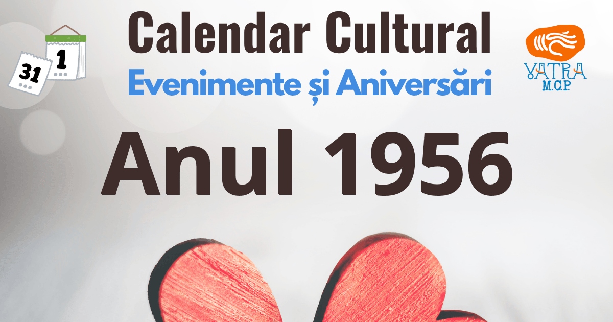 Anul 1956 în Cultura românească