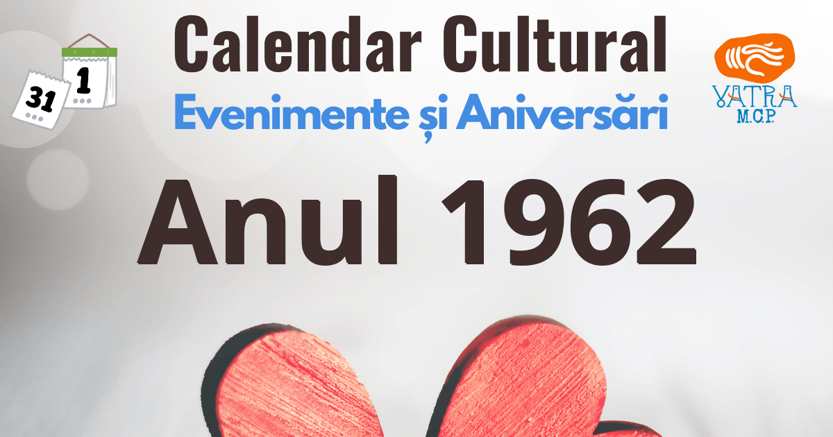 Anul 1962 în Cultura românească