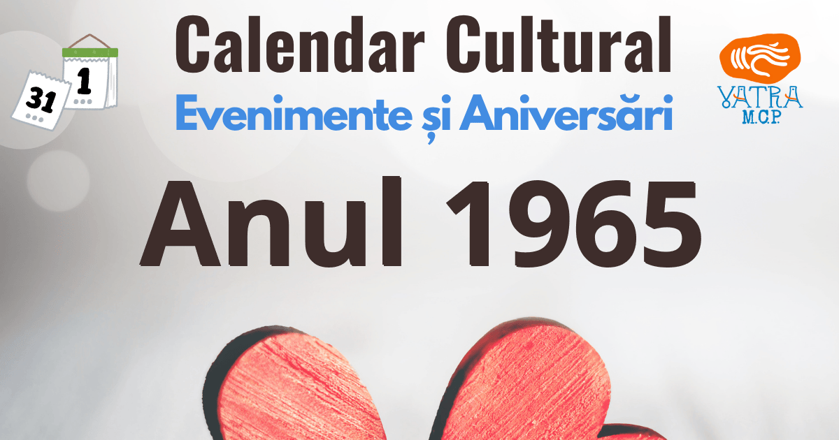 Anul 1965 în Cultura românească