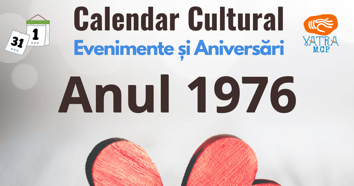 Anul 1976 în Cultura românească