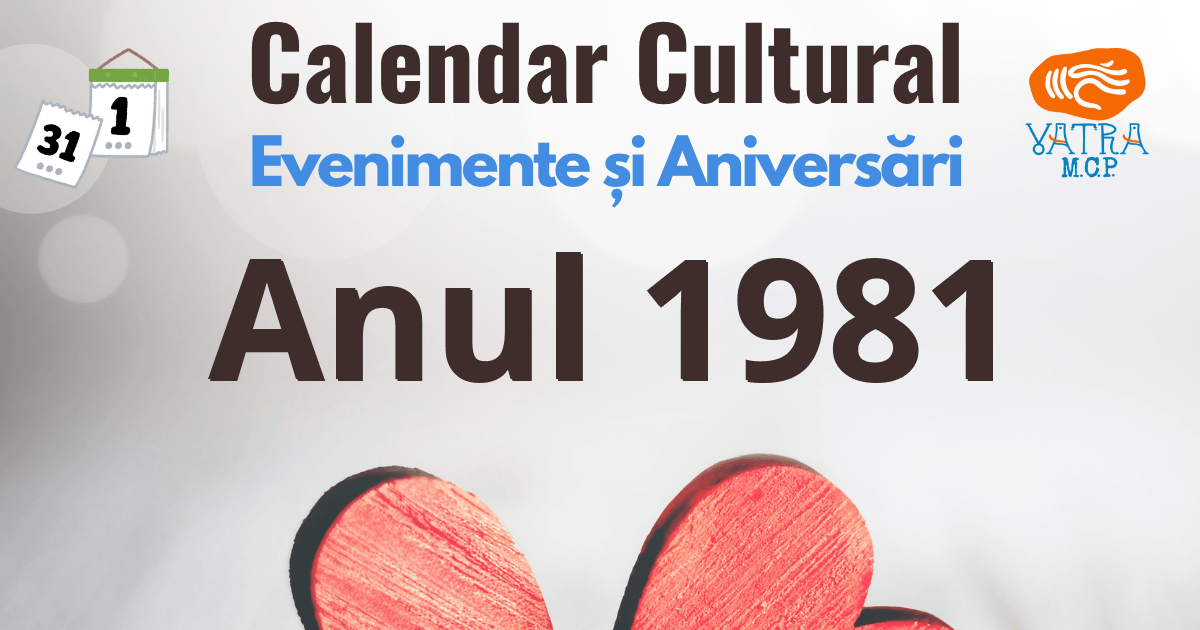 Anul 1981 în Cultura românească