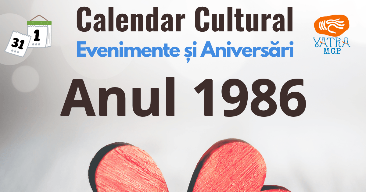 Anul 1986 în Cultura românească