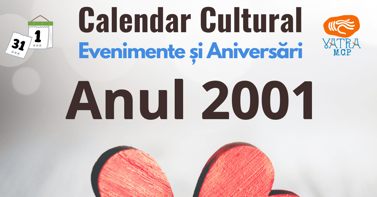 Anul 2001 în Cultura românească