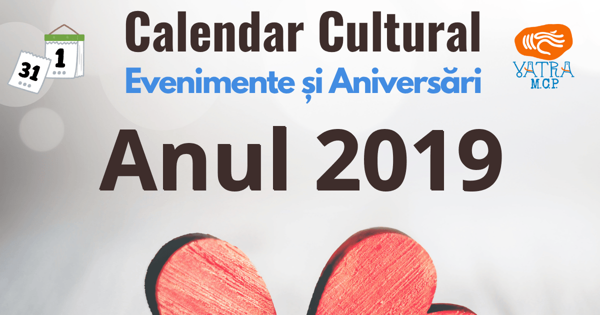 Anul 2019 în Cultura românească