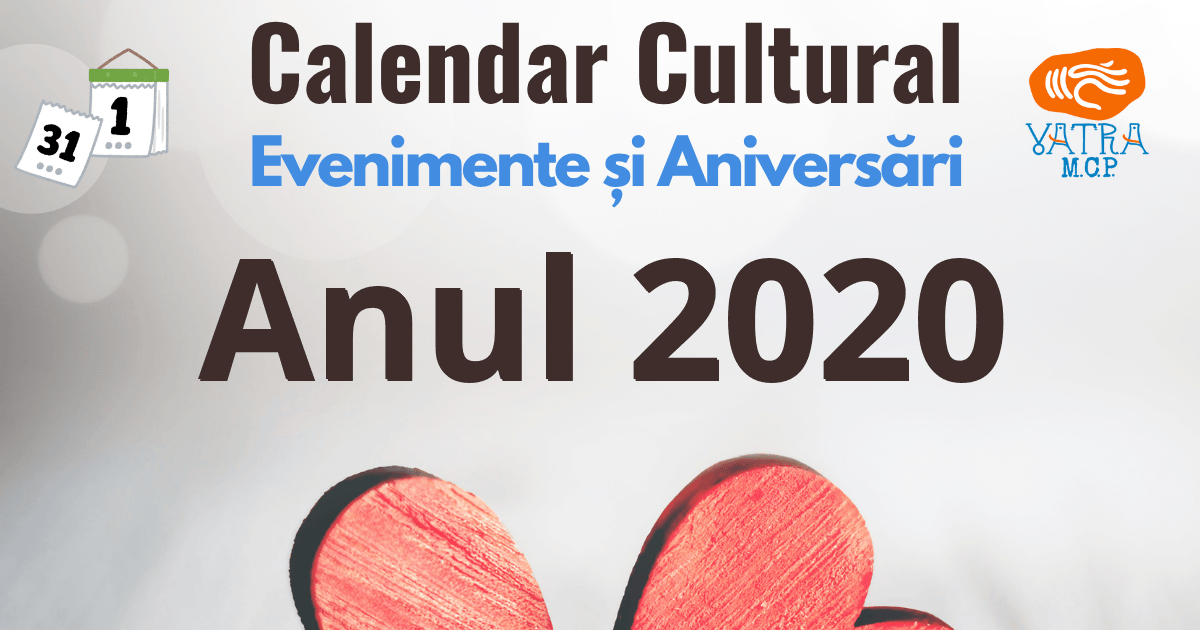 Anul 2020 în Cultura românească