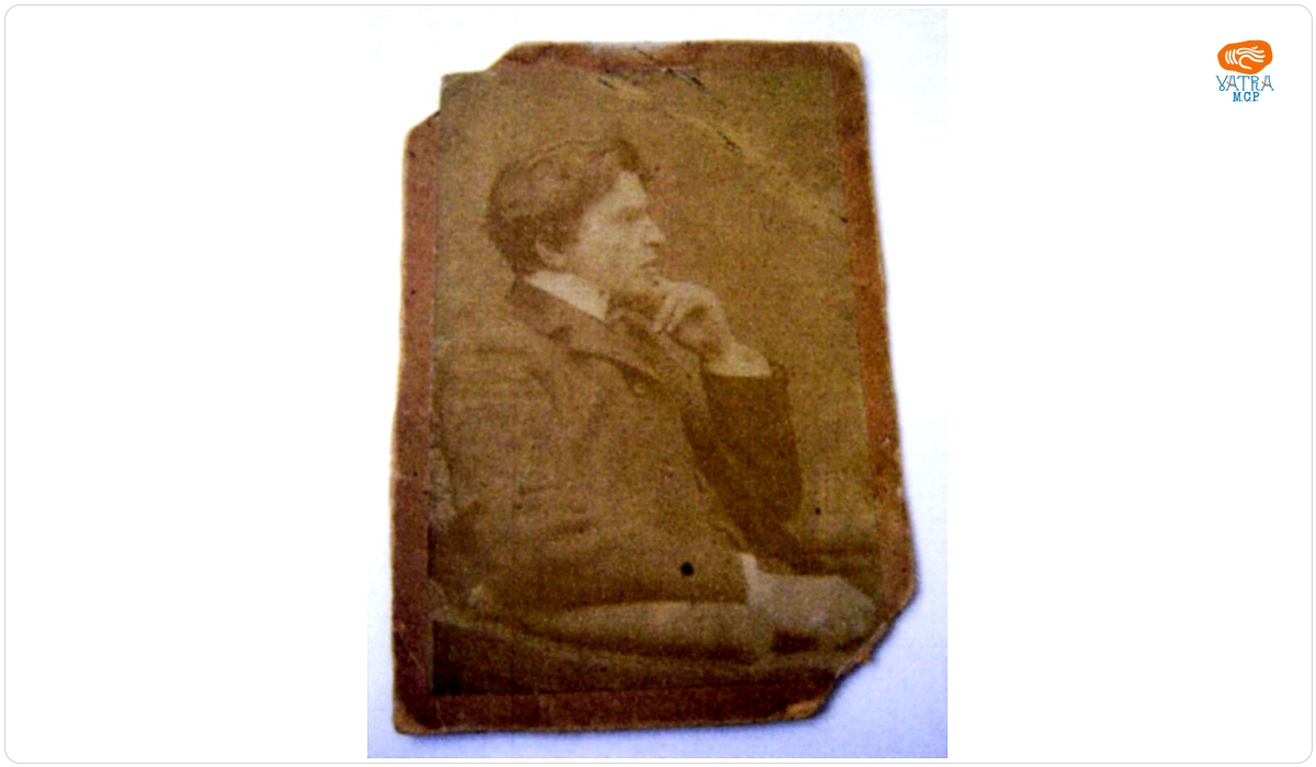 George Enescu - fotografie cu colodium