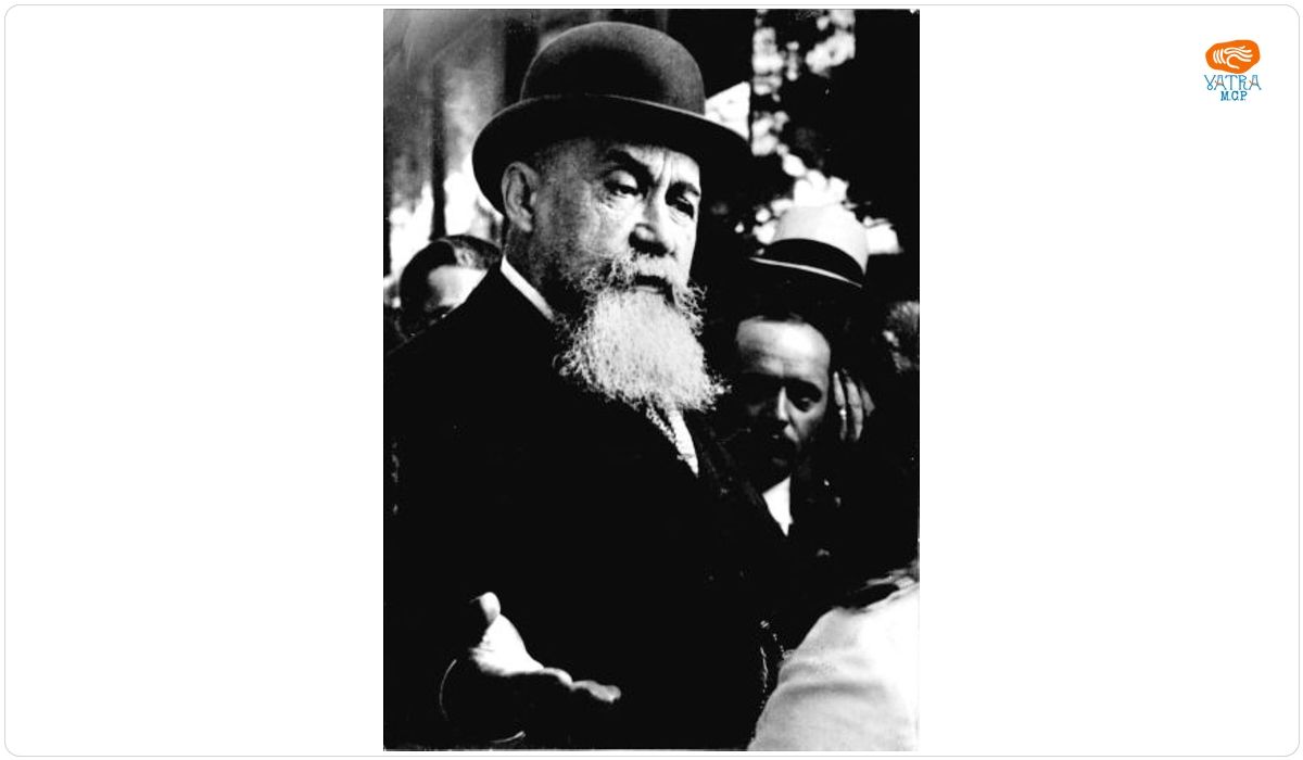 Nicolae Iorga în ultima vizită la Botoșani