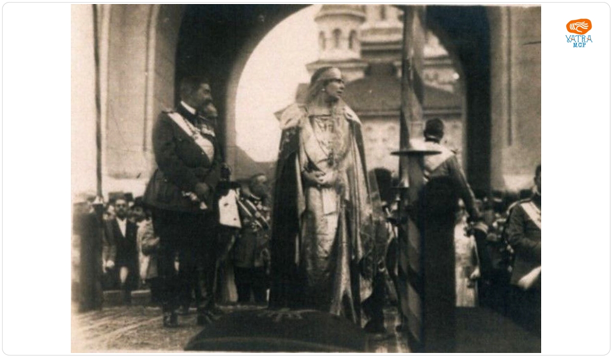 Regele Ferdinand I și Regina Maria, la Încoronarea de la Alba Iulia