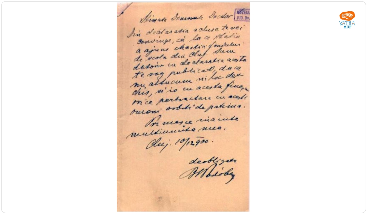 Podoabă Basil căte Mureșianu Aurel