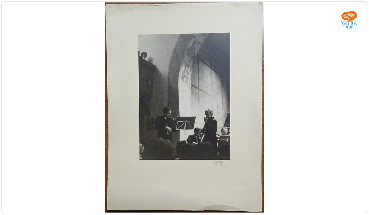 Yehudi Menuhin și Ernst Wallfisch în concert la Biserica Saanen din Gstaad, Elveția, 1959