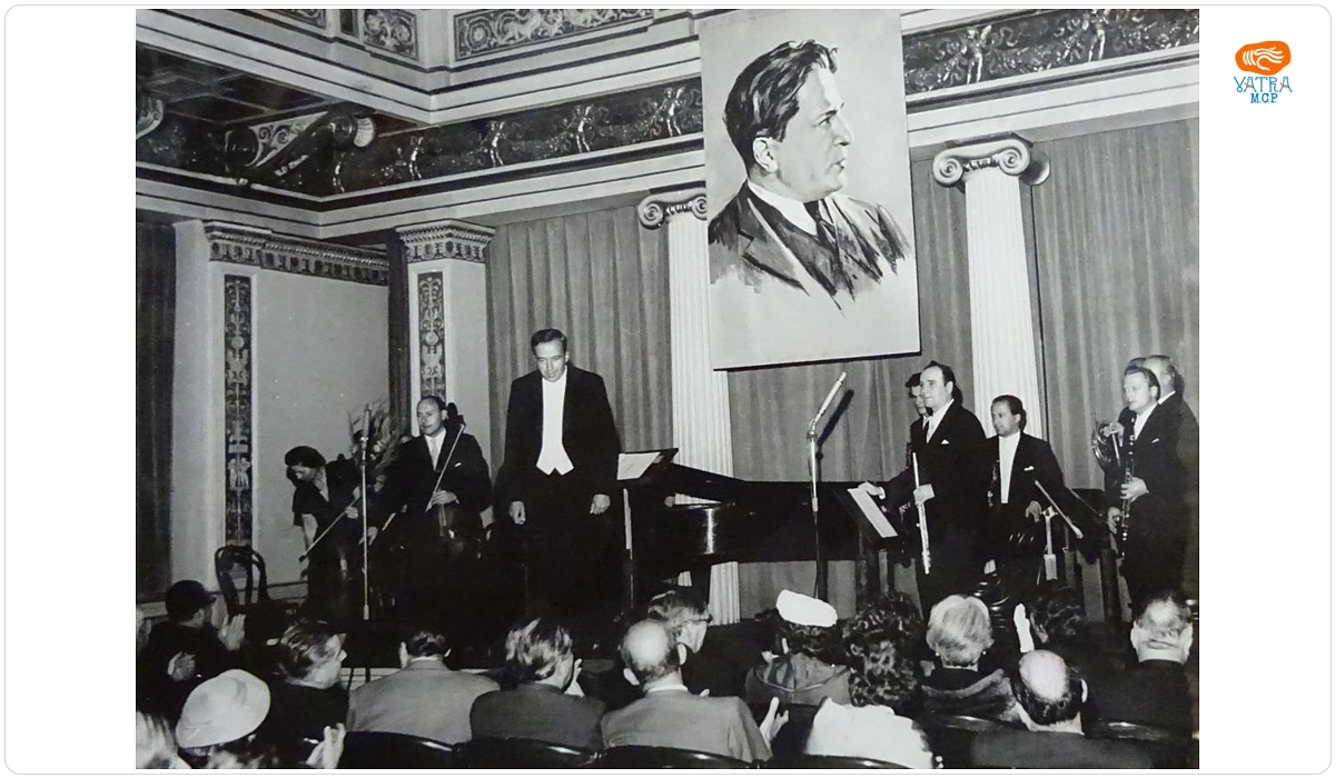 Concertul omagial organizat cu ocazia dezvelirii plăcii comemorative a compozitorului George Enescu, Viena, 1957