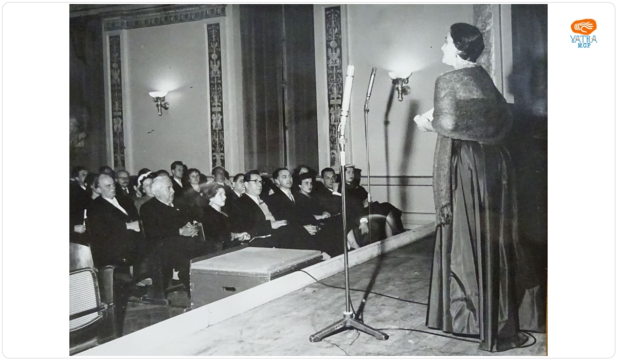 atelierul Alfred Bayer — Concert omagial organizat cu prilejul dezvelirii plăcii comemorative a compozitorului George Enescu, Viena, 1957