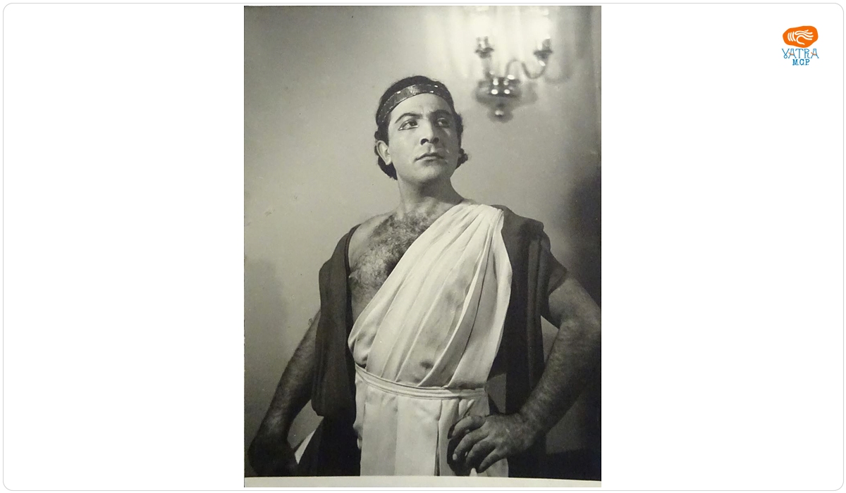 Baritonul David Ohanesian în rolul Oedip din opera Oedip de George Enescu