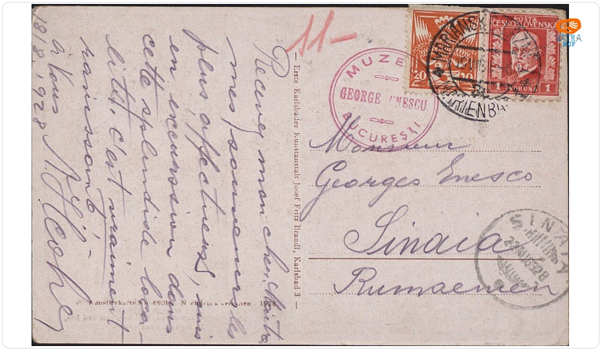 A. H. Cohen către George Enescu