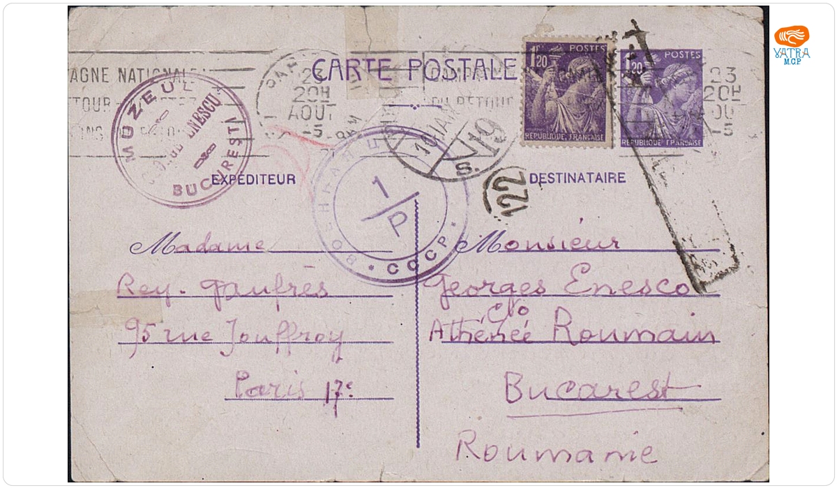 Madame Rey-Gaufrès către George Enescu