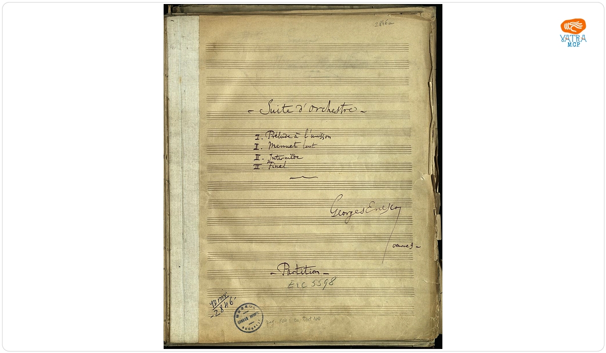 George Enescu — „Suite d'Orchestre, Oeuvre 9” - Suita I, op. 9