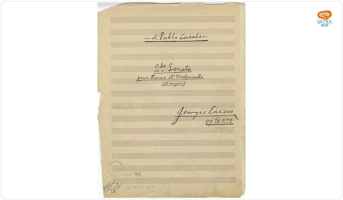 2de Sonate pour Piano et Violoncelle (ut majeur) op. 26 no 2