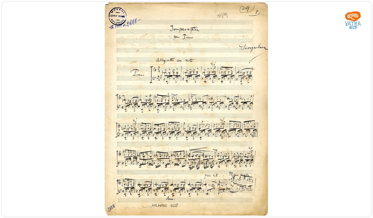 „Impromptu pour Piano” (în do major)